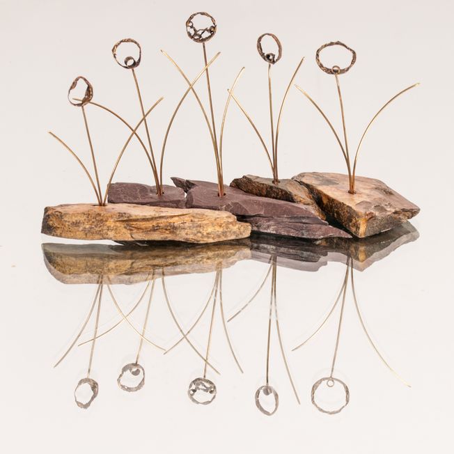 metal flowers